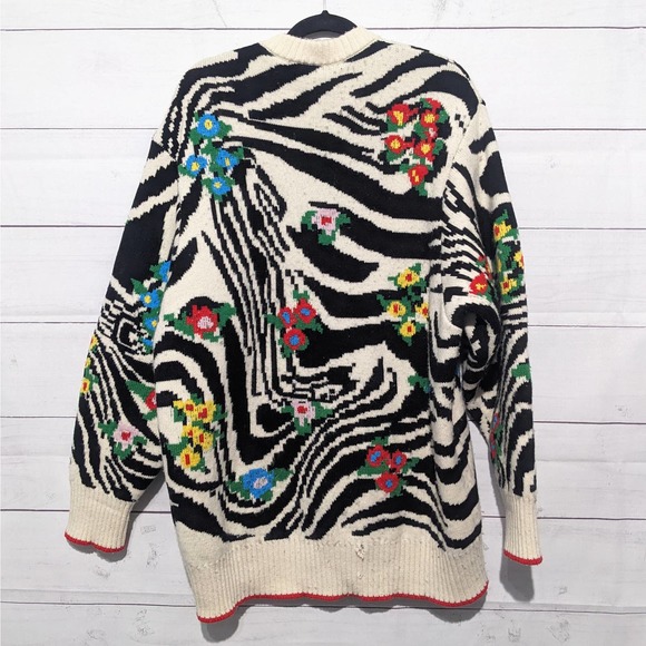 Philosophy Di Lorenzo Serafini Abstract Knitted Dress Multicolor Women's Size 6 - Picture 7 of 12